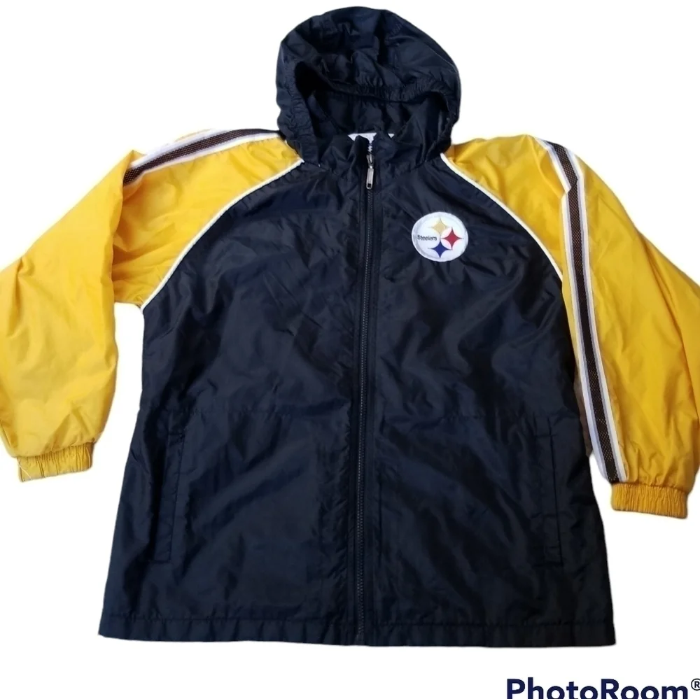 Starter Pittsburgh Steelers Made in Korea Full Zip Lightweight Jacket